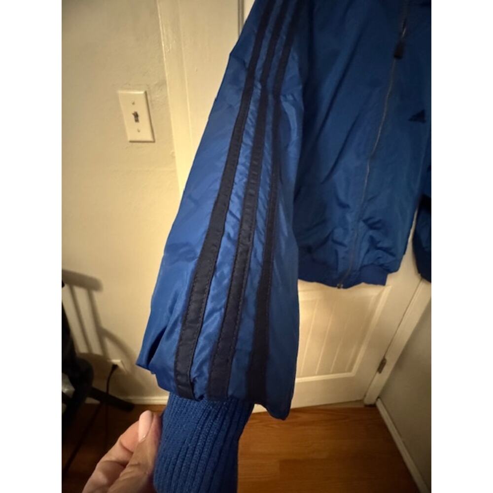 Adidas RARE Vintage Reversible Bomber Trefoil Coat Men's S - Picture 3 of 8